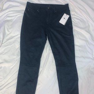 7 For All Mankind The Ankle Skinny Jeans (subtle snake print)